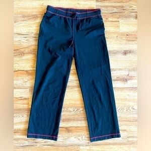 Acacia European brand Black Lounge Pants with Red Trim